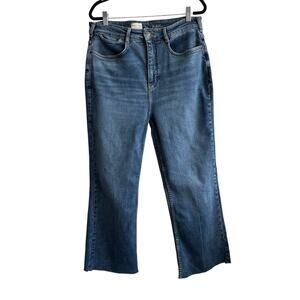 Anthropologie Pilcro Straight Jeans with Raw Hem Size 31